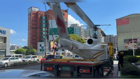 直升機「上馬路」勾落電纜害號誌故障 駕駛無「臨時通行證」遭開罰
