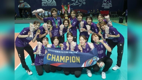 排球／福爾摩沙女排賽愛知隊以全勝之姿封后！日美女球員佐藤彩乃最愛台灣「這一味」