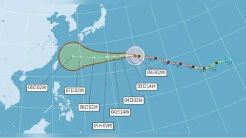 高溫上看38度!白海豚路徑變數增 專家:對台威脅仍不可輕忽