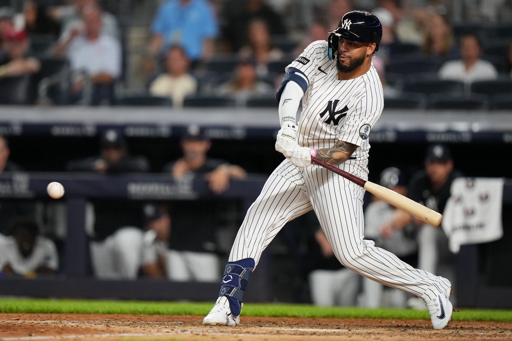 MLB(影)/洋基新同學首戰就開轟!「紐約小子」賈西亞:回家打球意義非凡
