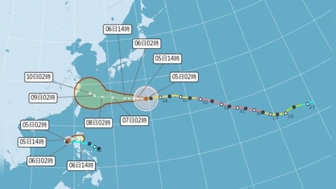 鯨魚颱風生成了！「白海豚」雙颱共舞場面曝　海警最快「這天」發布