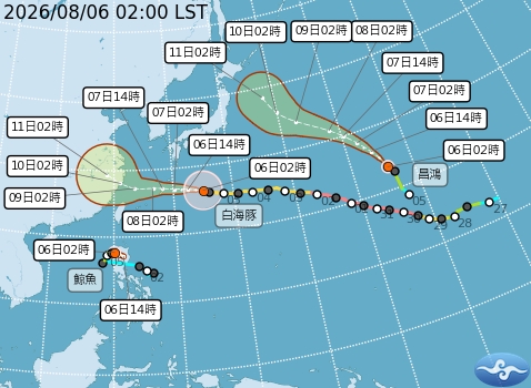 快新聞/入夜變天!各地續飆高溫 「白海豚」外圍雲系靠近中南部防大雨