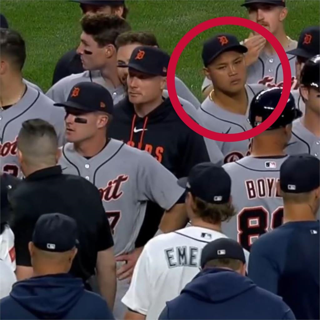 MLB(影)／台灣黑幫「氣噗噗」衝場助陣！李灝宇前輩遭觸身球「引爆大場面」