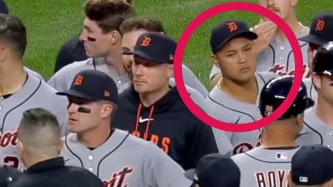 MLB(影)／台灣黑幫「氣噗噗」衝場助陣！李灝宇前輩遭觸身球「引爆大場面」
