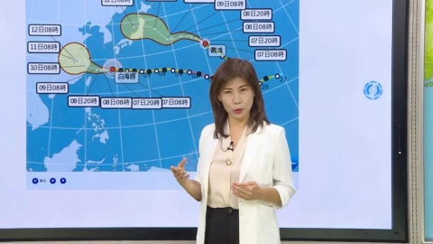 白海豚逼近台灣!「這時間」將發海警 氣象署揭最新路徑
