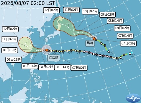白海豚慢慢游過來!林嘉愷曝「這2天豪雨狂炸台灣」西半部一路溼到這天