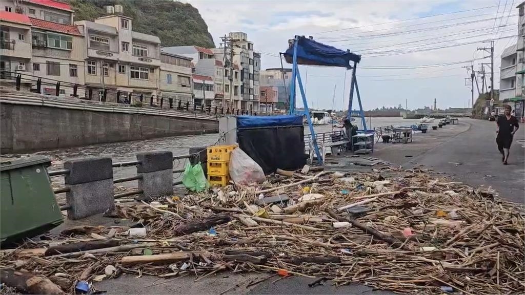 白海豚來了! 基隆.新北.馬祖"巨浪告警" 宜蘭颳強風路樹倒.電線被吹落
