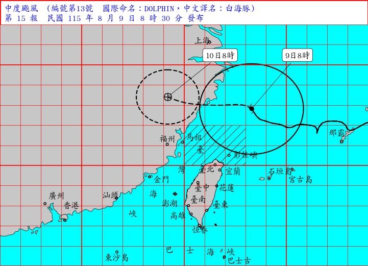 中颱白海豚「逐漸消瘦」!各國最新路徑曝光…專家曝「這時間」解除海警