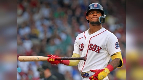 MLB(影)/「我以為又要贏了」!103.6英里強襲球遭接殺紅襪九連勝驚險告終