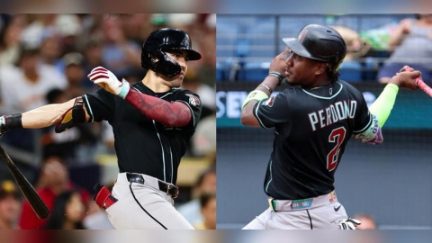 MLB(影)/罕見背靠背三壘安打!佩多摩、卡洛爾腳踩風火輪 響尾蛇九下追平道奇