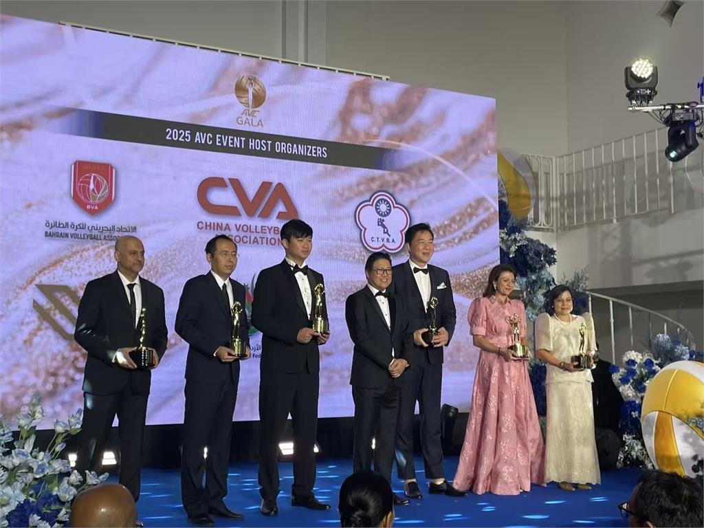 排球/排協出席首屆亞洲排球聯合會年度頒獎盛典!國際賽事推廣成果獲肯定