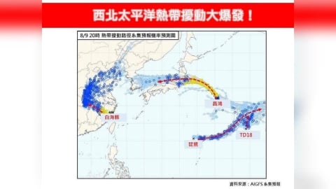 又有新颱風了?氣象署曝「3颱1熱低壓」動態 專家揭最新走向