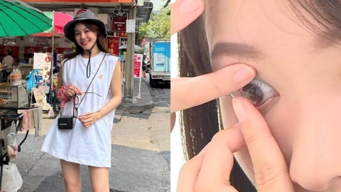 「墨汁洗眼」治近視?大馬網紅曝神秘療法 遭莎莎秒吐槽:講話很唬爛