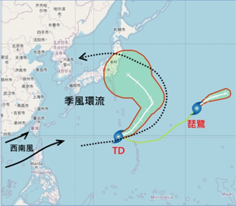 快新聞/西北太平洋雙颱共舞!「這因素」決定颱風走向 專家曝未來一週影響