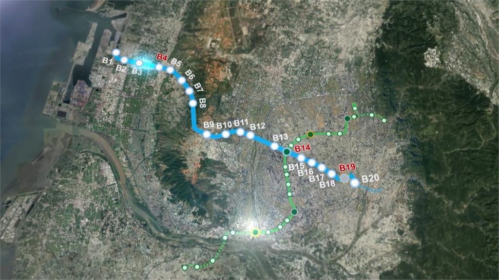 捷運藍線高架段開工 盧秀燕推進重大軌道建設