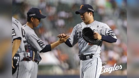 韓職(影)/獨居勝投王再等等!「台灣王子」王彥程挨轟5局失3分 隊友追分助逃敗