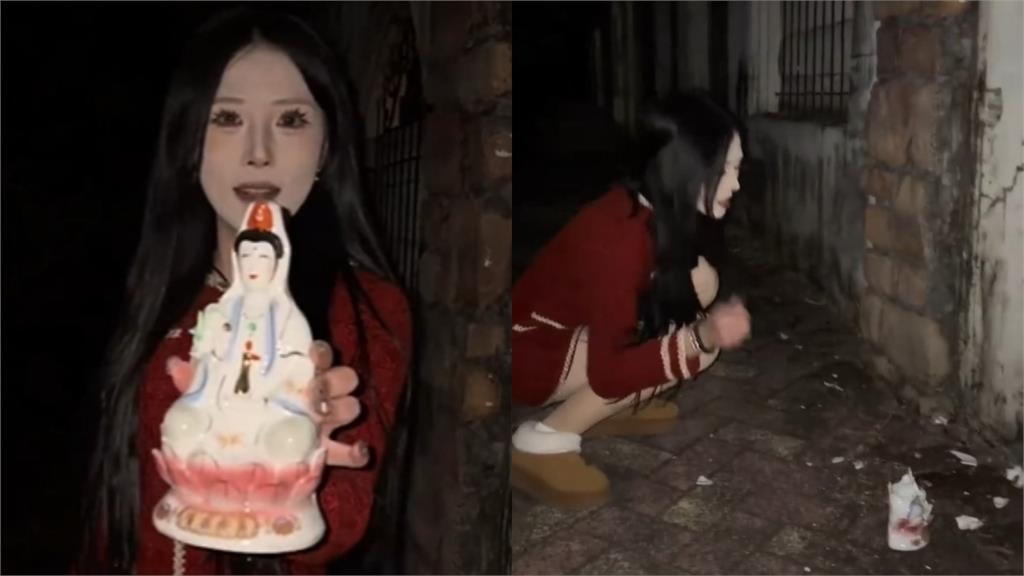 昔拿棺材釘爆砸觀音像!24歲正妹網紅生前最後影片「竟傳詭異男笑聲」畫面曝光