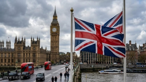 政局動盪與中東戰火衝擊 英國第二季經濟成長放緩至0.4%