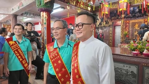 基隆老大公廟開龕門遇演習 祭拜儀式首度提早10分鐘
