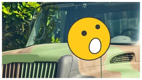 漢光妥善率靠玄學？國軍中型戰術輪車駕駛座驚見「鎮車神器」　網笑：敵我識別