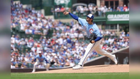 MLB(影)／小熊押對寶！霍姆斯差點挑戰完全比賽　伸卡球強勢回歸展現王牌身手