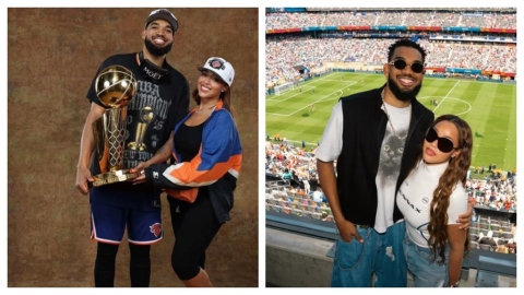 NBA(影)/尼克冠軍中鋒手上再多一枚戒指!和女友在加州馬里布完成終身大事