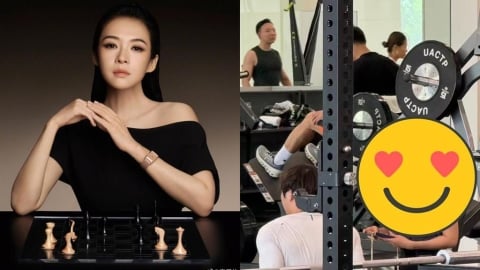 金馬影后健身房低頭滑手機!47歲自律「零贅肉」身材驚豔全網