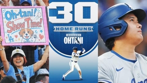 MLB(影)/外角球絲滑輕扛!大谷翔平敲兩分砲「連6年至少30轟」成怪力獨角獸
