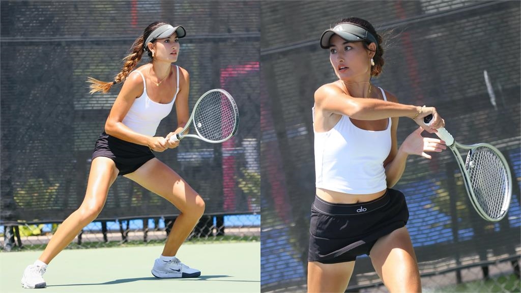 運動美女/逆天長腿!16歲美國網球美少女把英國楊丞琳當偶像、夢想打進大滿貫