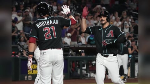 MLB(影)/擊球初速82公里的軟弱安打價值連城!亞瑞納多展現老將真正價值