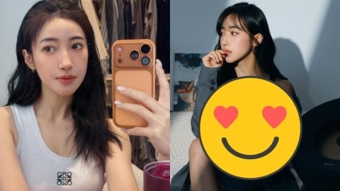 正妹西裝裡只穿深V內衣!細肩帶撐不住火辣爆出 本尊竟是八點檔女神