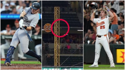 MLB(影)／洋基3連勝卻爆爭議判決！阿隆索超前轟「疑似被消失」　金鶯休息室氣炸