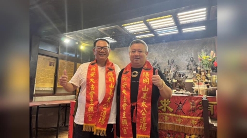 姜太公七星燈祈福加持!科技大老宣明智清醒康復中
