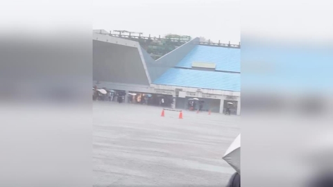 最新/大雷雨炸北台!花博園區、中山站積水 民眾驚呼:救命喔