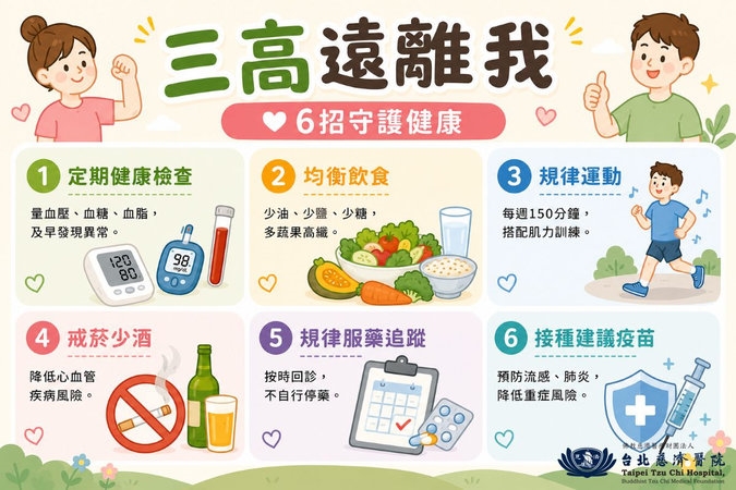 健檢數值異常卻無不適 當心「三高」悄悄找上門