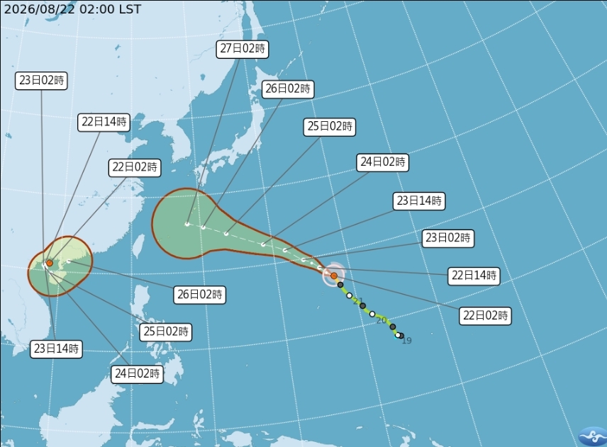 沙德爾颱風恐登陸?這2天「最接近台灣」專家曝2可能路徑:最不希望看到