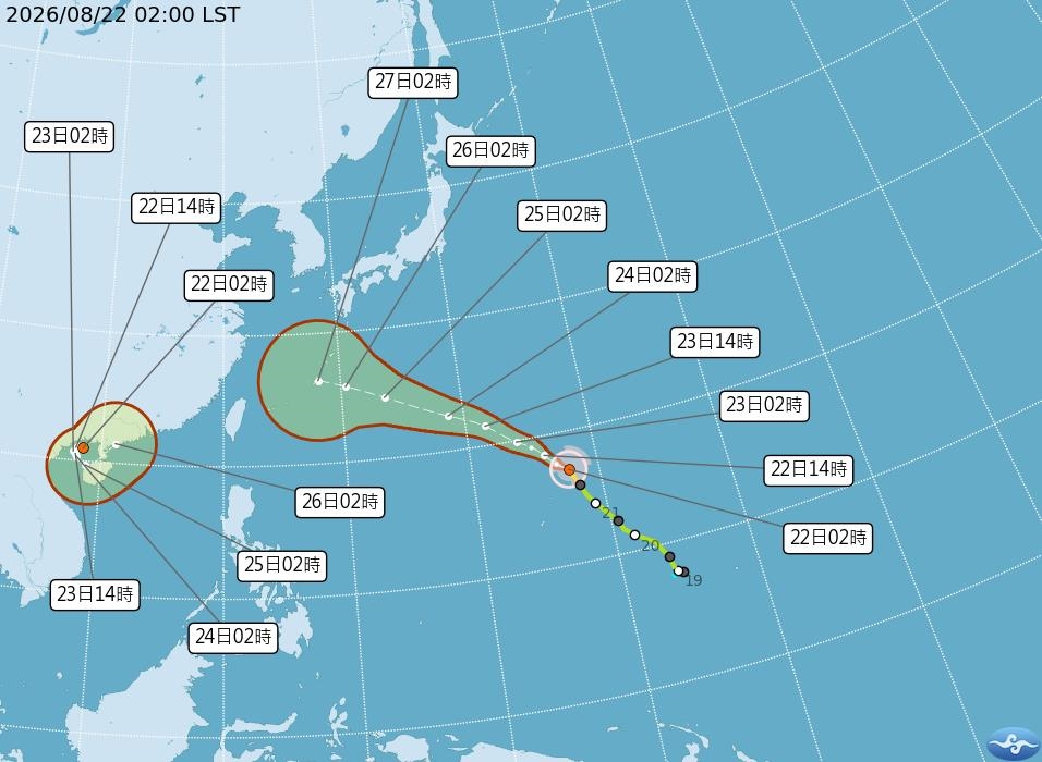 快新聞/颱風假機率上升?「沙德爾」持續增強直撲 專家曝未來對台影響