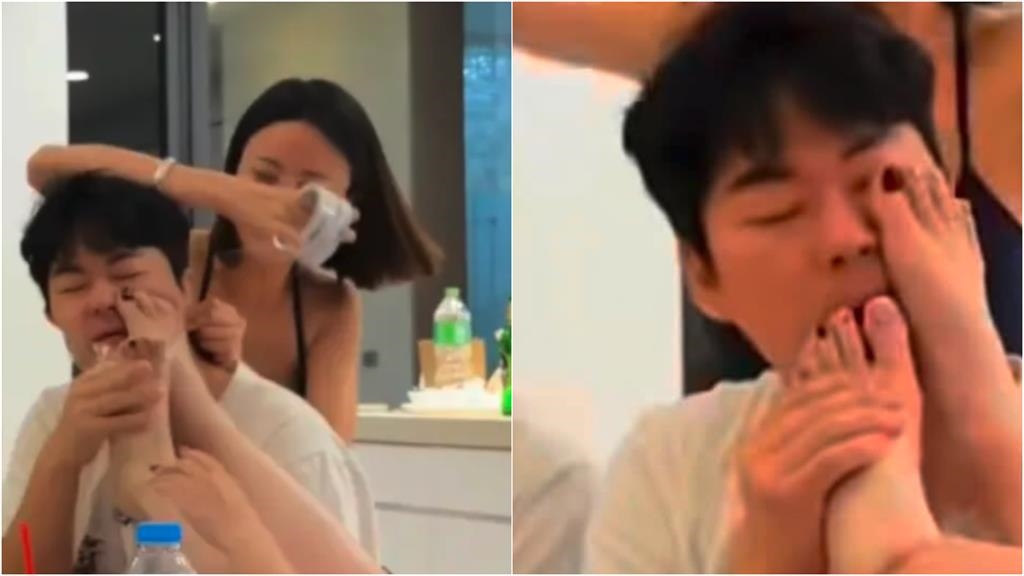 網紅「舔腳愛妻閨密」讓女方坐上來!躺床「被撥下體」道歉:沒有換妻
