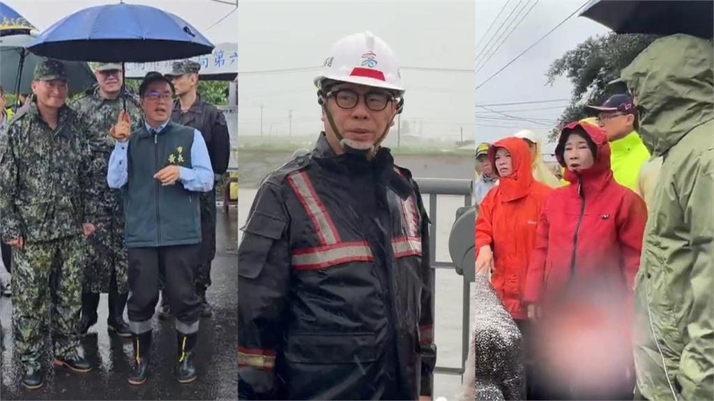 小琉球風雨交加 屏東縣長周春米連跑數地視察