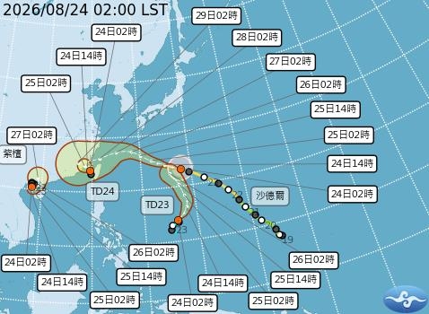 高雄雨炸500毫米「超越莫拉克」！專家示警「北移開轟3區」沙德爾接力時間曝光