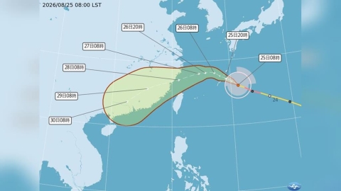 颱風假有望？「沙德爾」路徑又變了　粉專曝最新暴風侵台機率