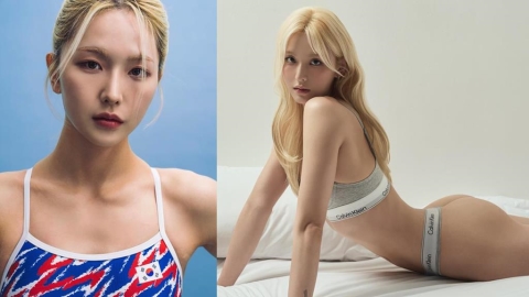 運動美女(影)/水下女王太勾魂!韓國蹼泳世錦賽金牌「曲線逼人」棚拍堪比女團