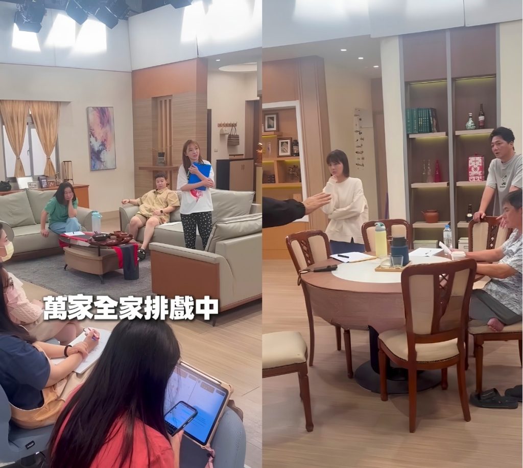 《豆腐媽媽》曾子益、曾智希後台「偷吃」畫面流出!演員前台排戲...兩人在廚房「大膽做這事」