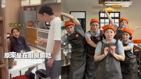 《豆腐媽媽》曾子益、曾智希「後台偷吃」被抓包!演員前台排戲...兩人在廚房「大膽做這事」