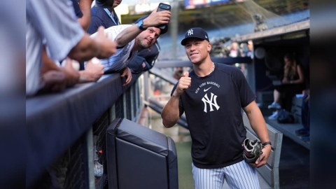 MLB(影)/洋基進攻有救了?法官復健跨關鍵一步 總教練曝回歸「不只要打」