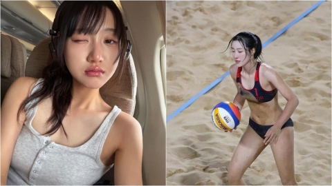 運動美女(影)／身材不科學！韓國沙排女將申智恩「最新美照」辣翻　竟曾打工籌訓練費