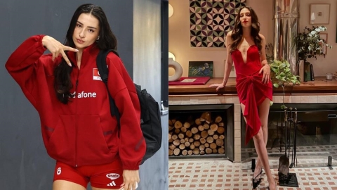運動美女(影)/美艷底下藏「狗派少女心」!土耳其女排金牌國手「比倒V」引百萬人看