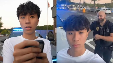 最強高中生Ray美國賣場直播被檢舉！「遭警拘留還拍影片」畫面全網看傻