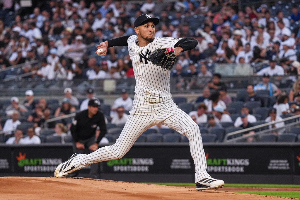 MLB(影)／洋基23歲頭號新秀投手發威！布恩賽後大讚「他的球路真的太刁鑽」