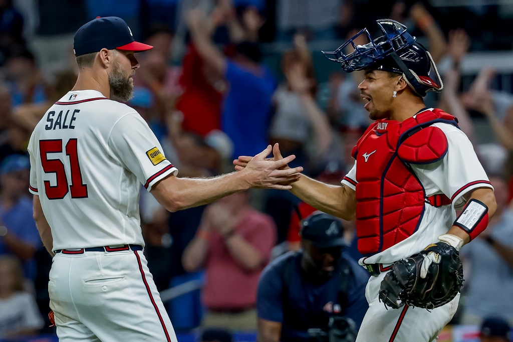 MLB(影)／勇士明星捕手鮑德溫敲致勝首打席全壘打！締造現代棒球新紀錄